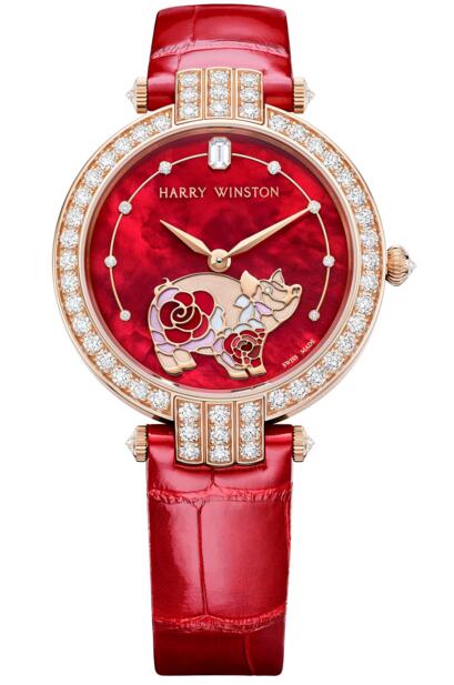 Harry Winston Premier Chinese New Year Automatic 36 mm PRNAHM36RR024 watch replica